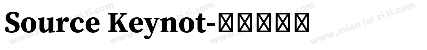 Source Keynot字体转换